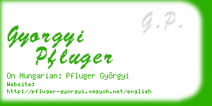 gyorgyi pfluger business card
