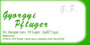 gyorgyi pfluger business card